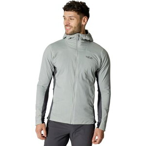 (���) ���u �����Y �[�l�A �A���p�C�� �t���b�N�X �W���P�b�g - �����Y Rab men Xenair Alpine Flex Jacket - Men's Light Zinc