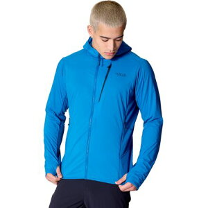 (���) ���u �����Y �A�Z���_�[ �T�~�b�g �u�[�f�B - �����Y Rab men Ascendor Summit Hoodie - Men's Maya Blue