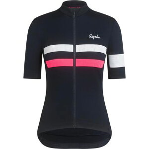 (���) ���t�@ ���f�B�[�X �u���x �W���[�W - �E�B�����Y Rapha women Brevet Jersey - Women's Dark Navy/High-Vis Pink/White