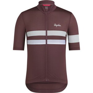 (���) ���t�@ �����Y �u���x ���C�g�E�F�C�g �V���[�g�X���[�u �W���[�W - �����Y Rapha men Brevet Lightweight Short-Sleeve Jersey - Men's Huckleberry/White Alyssum