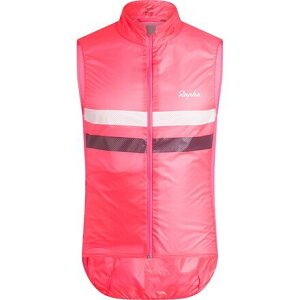 (���) ���t�@ �����Y �u���x �W�� - �����Y Rapha men Brevet Gilet - Men's High-Vis Pink/Dark Navy/White