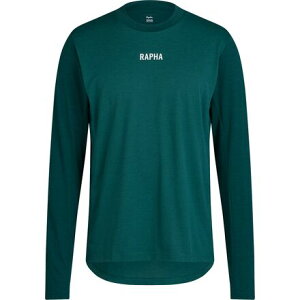(���) ���t�@ �����Y �g���C�� �e�N�j�J�� �����O-�X���[�u T-�V���c - �����Y Rapha men Trail Technical Long-Sleeve T-Shirt - Men's Blue Green/Dark Green