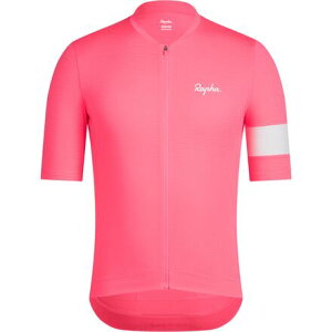 (���) ���t�@ �����Y �R�A ���C�g�E�F�C�g �W���[�W - �����Y Rapha men Core Lightweight Jersey - Men's High-Vis Pink/White Alyssum