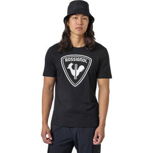 (���) ���V�j���[�� �����Y ���S ���b�V T-�V���c - �����Y Rossignol men Logo Rossi T-Shirt - Men's Black