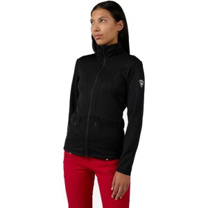 (���) ���V�j���[�� ���f�B�[�X �t���[�X �t��-�W�b�v �W���P�b�g - �E�B�����Y Rossignol women Blackside Fleece Full-Zip Jacket - Women's Black