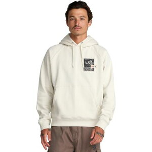 (���) ���[�J �����Y ���� g �t���[�� �u�[�f�B - �����Y RVCA men Mel G Flora Hoodie - Men's Silver Bleach