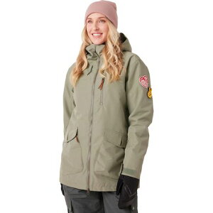 (���) ���L�V�[ ���f�B�[�X �t���[ ���u �W���P�b�g - �E�B�����Y Roxy women Free Love Jacket - Women's Sea Spray