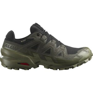 (���) �T������ �����Y �X�s�[�h�N���X 6 Gtx �g���C�� �����j���O �V���[�Y - �����Y Salomon men Speedcross 6 GTX Trail Running Shoe - Men's Black/Peat/Deep Lichen Green