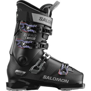 (���) �T������ ���f�B�[�X S/30 �X�[�v�� 80 GW �u�[�c - - �E�B�����Y Salomon women S/Pro Supra 80 GW Boot - 2026 - Women's Black/Silver Metallic/Sweet Lavender