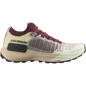 (���) �T������ S/���{ �W�F�l�V�X �g���C�� �����j���O �V���[�Y Salomon S/Lab Genesis Trail Running Shoe Vanilla Ice/Decadent Chocolate/Black