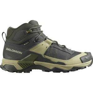 (���) �T������ �����Y X �E���g�� 5 �~�b�h Gtx �n�C�L���O �u�[�c - �����Y Salomon men X Ultra 5 Mid GTX Hiking Boot - Men's Peat/Gray Green/Blue Nights
