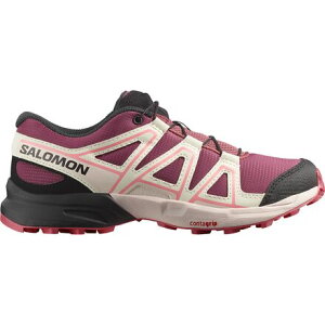 (���) �T������ �L�b�Y �X�s�[�h�N���X �V���[�Y - �L�b�Y Salomon kids Speedcross Shoe - Kids' Nocturne/Hushed Violet/Rouge Red