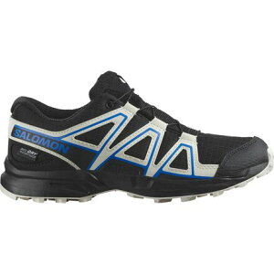 (���) �T������ �L�b�Y �X�s�[�h�N���X Wp �V���[�Y - �L�b�Y Salomon kids Speedcross WP Shoe - Kids' Black/Vanilla Ice/French Blue