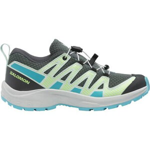 (���) �T������ �L�b�Y �C�N�T �v�� V8 �V���[�Y - �L�b�Y Salomon kids XA Pro V8 Shoe - Kids' North Atlantic/Metal/Blue Curacao