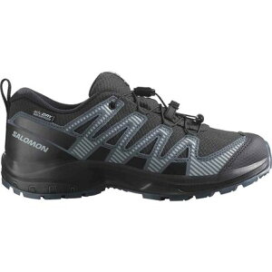 (���) �T������ �L�b�Y �C�N�T �v�� V8 Wp �V���[�Y - �L�b�Y Salomon kids XA Pro V8 WP Shoe - Kids' Blac/Turbulence/Quarry