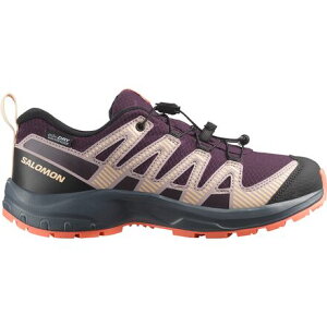 (���) �T������ �L�b�Y �C�N�T �v�� V8 Wp �V���[�Y - �L�b�Y Salomon kids XA Pro V8 WP Shoe - Kids' Plum Kitten/Turbulence/Fusion Coral