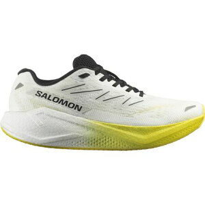 (���) �T������ �����Y �G�A�� �u���C�Y 3 �����j���O �V���[�Y - �����Y Salomon men Aero Blaze 3 Running Shoe - Men's White/Black/Blazing Yellow