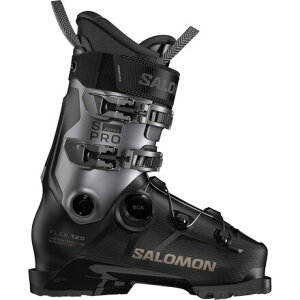 (���) �T������ S/30 �X�[�v�� �{�A 120 �u�[�c - Salomon S/Pro Supra BOA 120 Boot - 2026 Black/Hematite Met./Titanium Met. Pd