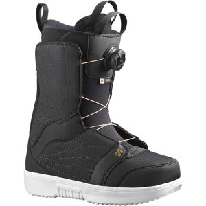 (���) �T������ ���f�B�[�X �p�[�� �{�A �X�m�[�{�[�h �u�[�c - - �E�B�����Y Salomon women Pearl BOA Snowboard Boot - 2026 - Women's Black/White/Gold