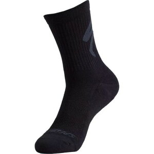 (���) �X�y�V�����C�Y�h �R�b�g�� �g�[�� ���S �\�b�N Specialized Cotton Tall Logo Sock Black