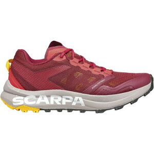 (���) �X�J���p ���f�B�[�X �X�s�� �v���l�b�g �����j���O �V���[�Y - �E�B�����Y Scarpa women Spin Planet Running Shoe - Women's Deep Red/Saffron