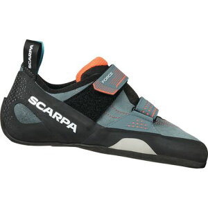 (���) �X�J���p ���f�B�[�X �t�H�[�X �N���C�~���O �V���[�Y - �E�B�����Y Scarpa women Force Climbing Shoe - Women's Conifer/Coral
