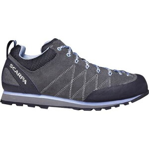 (���) �X�J���p ���f�B�[�X �N���b�N�X �V���[�Y - �E�B�����Y Scarpa women Crux Shoe - Women's Shark/Lavender