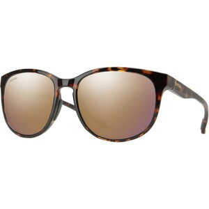 (���) �X�~�X ���C�N �V���X�^ �N���}�|�b�v �|�[�����C�Y�h �T���O���X Smith Lake Shasta ChromaPop Polarized Sunglasses Tortoise/ChromaPop Polarized Rose Gold Mirror
