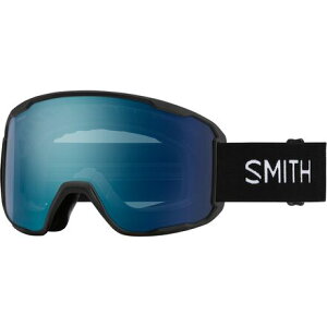 (���) �X�~�X �S�[�O���Y Smith Preview Goggles Black/ChromaPop Everyday Blue Mirror