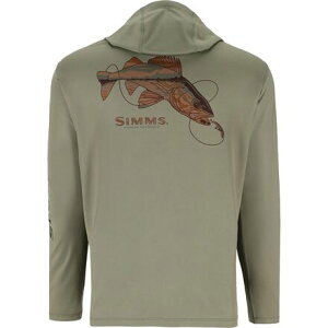 (���) �V���X �����Y �A�[�e�B�X�g �V���[�Y �e�b�N �u�[�f�B - �����Y Simms men Artist Series Tech Hoodie - Men's Willow Walleye