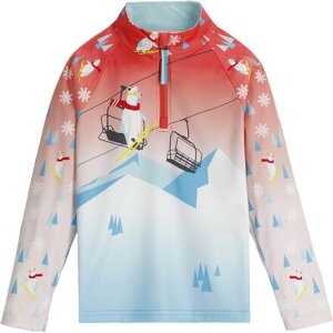 (���) �X�p�C�_�[ �g�h���[ ���t���N�g 1/2-�W�b�v �g�b�v - �g�b�h���[ Spyder toddler Reflect 1/2-Zip Top - Toddlers' Coral Haze