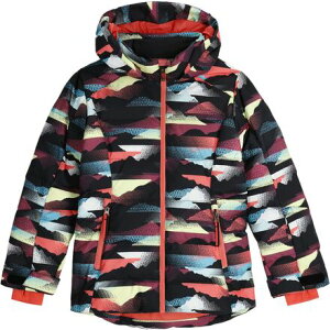 (���) �X�p�C�_�[ �L�b�Y �[�C�f�B�[ �V���Z�e�B�b�N �_�E�� �W���P�b�g - �L�b�Y Spyder kids Zadie Synthetic Down Jacket - Kids' Multi Mountain Print
