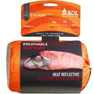 (���) �G�X�P�[�v �r�r�[ + �t�[�h S.O.L Survive Outdoors Longer Escape Bivvy + Hood Orange