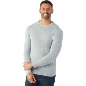 (���) �X�}�[�g�E�[�� �����Y �X�p�[�E�b�h �N���[ �Z�[�^�[ - �����Y Smartwool men Sparwood Crew Sweater - Men's Light Gray Heather