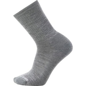 (���) �X�}�[�g�E�[�� �G�u���f�C �\���b�h ���u �N���[ �\�b�N Smartwool Everyday Solid Rib Crew Sock Medium Gray