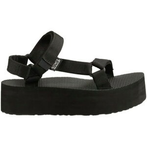 (���) �e�o ���f�B�[�X �t���b�g�t�H�[�� ���j�o�[�T�� �T���_�� - �E�B�����Y Teva women Flatform Universal Sandal - Women's Black