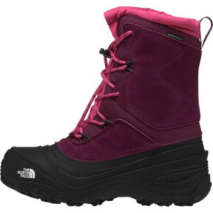 (���) �m�[�X�t�F�C�X �L�b�Y �A���y���O���[ V �E�H�[�^�[�v���[�t �u�[�c - �L�b�Y The North Face kids Alpenglow V Waterproof Boot - Kids' Boysenberry/TNF Black