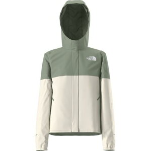 (���) �m�[�X�t�F�C�X �K�[���Y �E�H�[�� �A���g�� ���C�� �W���P�b�g - �K�[���Y The North Face girls Warm Antora Rain Jacket - Girls' Slate Moss/White Dune