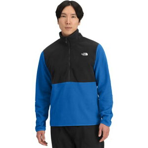 (���) �m�[�X�t�F�C�X �����Y �O���C�V���[ �t���[�X 1/2-�W�b�v �W���P�b�g - �����Y The North Face men Glacier Fleece 1/2-Zip Jacket - Men's Hero Blue/TNF Black