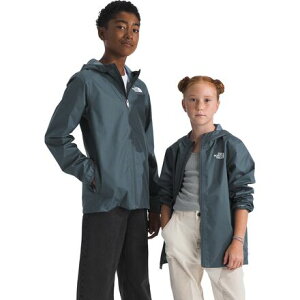 (���) �m�[�X�t�F�C�X �L�b�Y �W�b�v���C�� ���C�� �W���P�b�g - �L�b�Y The North Face kids Zipline Rain Jacket - Kids' Granite Grey