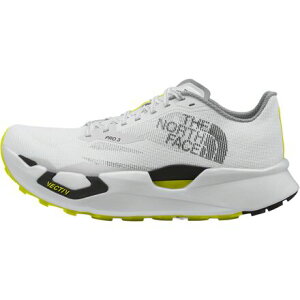 (���) �m�[�X�t�F�C�X �T�~�b�g �x�N�e�B�u �v�� 3 �g���C�� �����j���O �V���[�Y The North Face Summit Vectiv Pro 3 Trail Running Shoe White Ash/Sulphur Spring Green