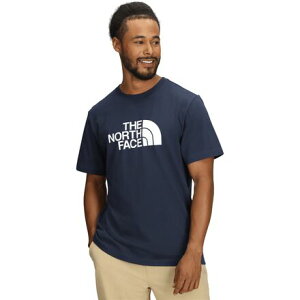 (���) �m�[�X�t�F�C�X �����Y �V���[�g�X���[�u �R�A �n�[�t �h�[�� T-�V���c - �����Y The North Face men Short-Sleeve Core Half Dome T-Shirt - Men's Summit Navy/TNF White