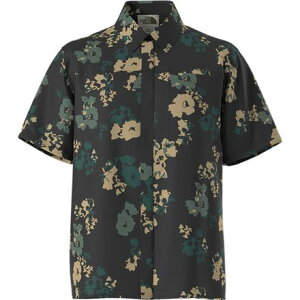 (���) �m�[�X�t�F�C�X �����Y �V���[�g�X���[�u �w���e�[�W BD �V���c - �����Y The North Face men Short-Sleeve Heritage BD Shirt - Men's Duck Green TNF Flowers Simple Print