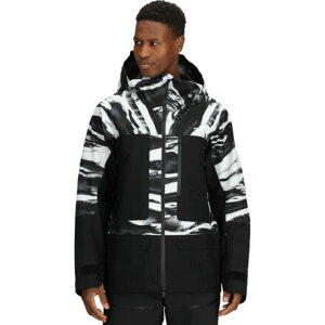 (���) �m�[�X�t�F�C�X �����Y �T�~�b�g ���F���r�G Gtx �v�����g �W���P�b�g - �����Y The North Face men Summit Verbier GTX Print Jacket - Men's TNF Black Edge Of Light Print/TNF Black