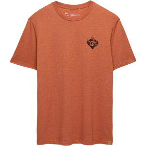 (���) �e���c���[ �����Y �x�A�[ ���b�W T-�V���c - �����Y Tentree men Bear Ridge T-Shirt - Men's Baked Clay Heather/Meteorite Black