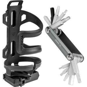 (���) �g�s�[�N �f���A���T�C�h �P�[�W �v�� + �c�[���{�b�N�X N11 Topeak DualSide Cage Pro + ToolBox N11 Black