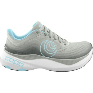 (���) �g�| �A�X���`�b�N ���f�B�[�X �I�[�� �����j���O �V���[�Y - �E�B�����Y Topo Athletic women Aura Running Shoe - Women's Grey/Blue