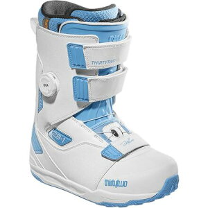 (���) �T�[�e�B�[�c�[ �v�� �{�A �X�m�[�{�[�h �u�[�c - ThirtyTwo ZB-1 Pro Boa Snowboard Boot - 2026 White/Blue
