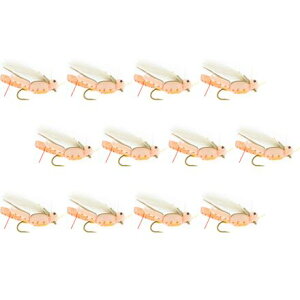 (���) �A���v�J �T���_�[ �O���X �z�b�p�[ 12-�p�b�N Umpqua Thunder Grass Hopper 12-Pack Peach
