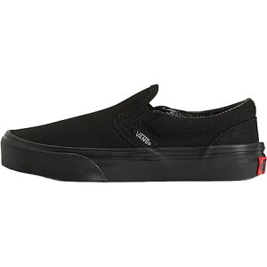 (���) �o���Y ���g���L�b�Y �N���V�b�N �X���b�|�� �X�P�[�g �V���[�Y - ���g�� �L�b�Y Vans little kids Classic Slip-On Skate Shoe - Little Kids' Black/Black